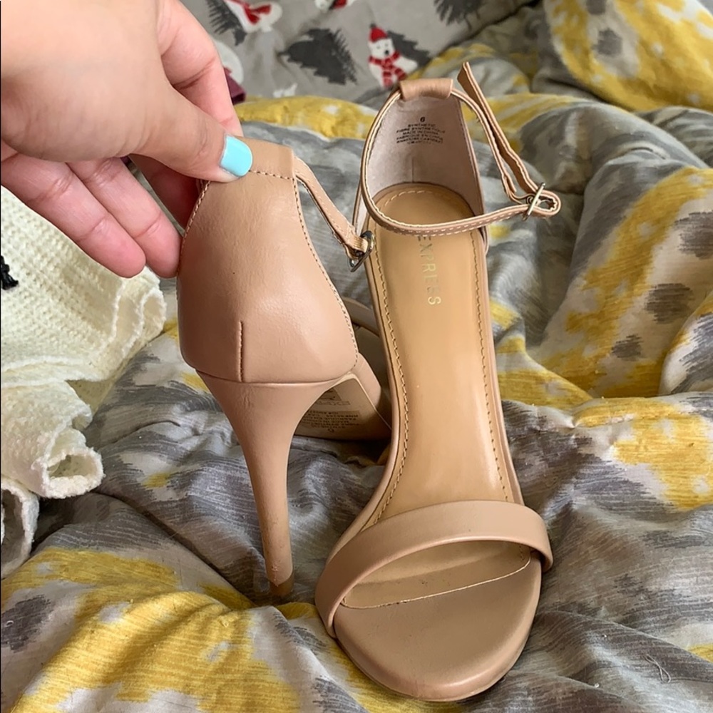 Express nuede heels